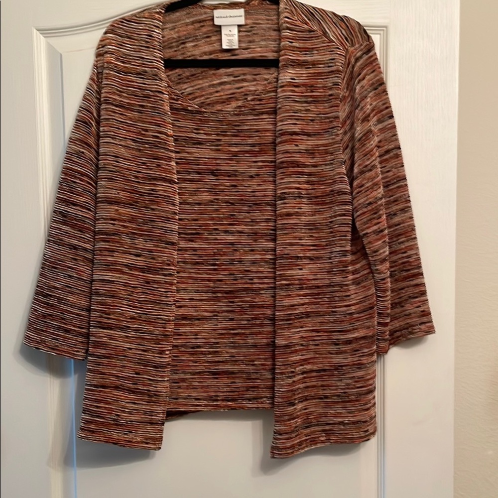 Coldwater Creek Earthy Tones Cardigan